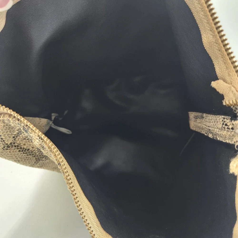 Faux Snake Skin Hobo‎ Purse